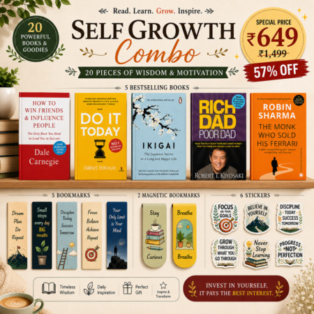 The Everyday Excellence Reading Pack – 5 Bestselling Books + 13 Motivational Goodies | 18-Piece Combo