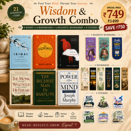 The Inner Compass Transformation Box – 6 Life-Changing Books + 15 Reading Goodies | 21-Piece Combo