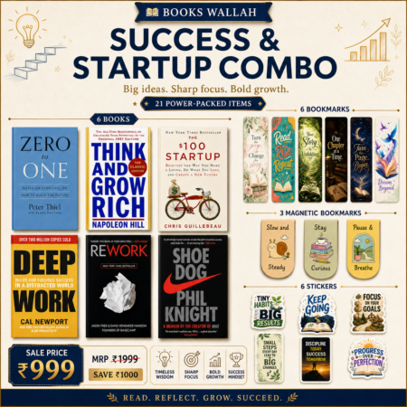 Success & Startup Power Combo – 6 Bestselling Books with 15 Reading Freebies | 21 Items